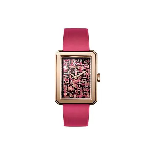 CHANEL Ручной Механический Movement Женские Часы BOY FRIEND 37mm*28,6mm Красные