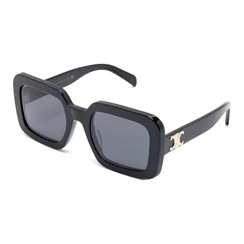 CELINE Квадратные Солнцезащитные Очки Женские Черные