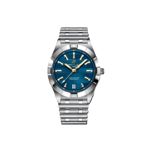 Breitling Кварцевый Movement Унисекс Коллекция Механических Хронографов Часы 32 мм Синие