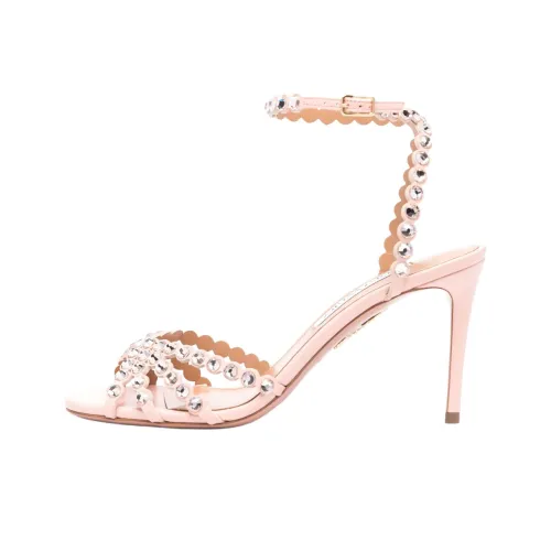 AQUAZZURA Tequila One Ремень Сандалии 8,5 см Женские Розовые