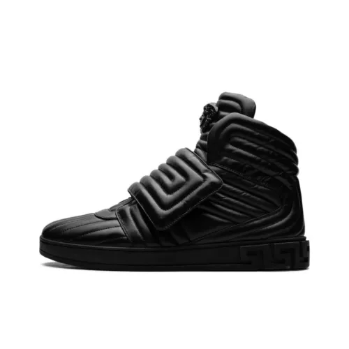 VERSACE Medusa High Top Скейтборд Кроссовки Мужские Черные