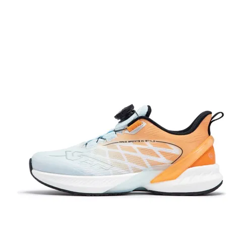 XTEP Детская беговая обувь Low Top Туманный синий, Оранжевый, Желтый для школьников