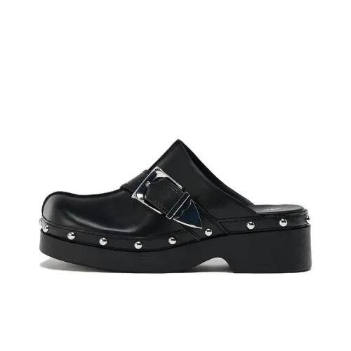 ZARA Домашние тапочки, черные, женские
