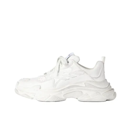 Balenciaga Triple S Low Топ Кэжуал Женский Белый
