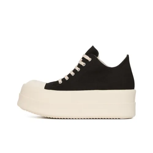 Rick Owens DRKSHDW Низкие кроссовки для скейтбординга Женские Черные