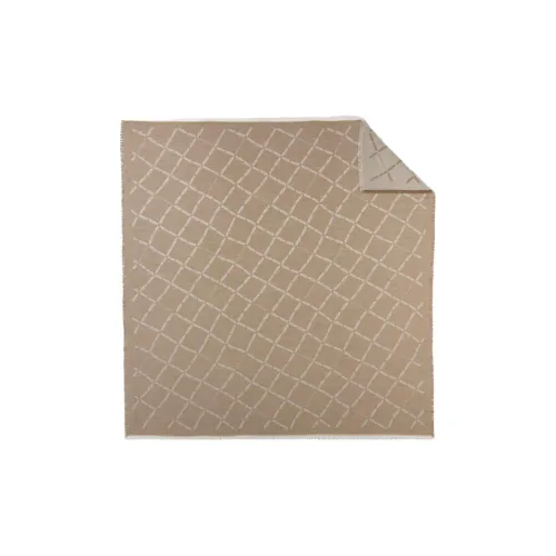 LONGCHAMP Хлопок Шелк Вязаные Шарфы Женские Хаки