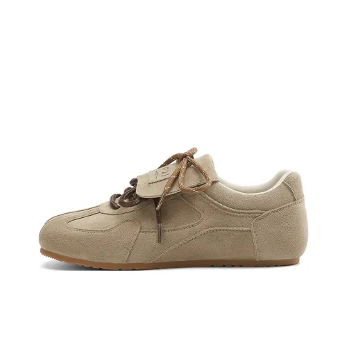 JOSINY Немецкие армейские кроссовки Low Top Абрикос Женские