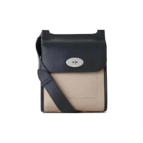 Mulberry Хлопок Плечевая сумка Маленькая Мужская Черная