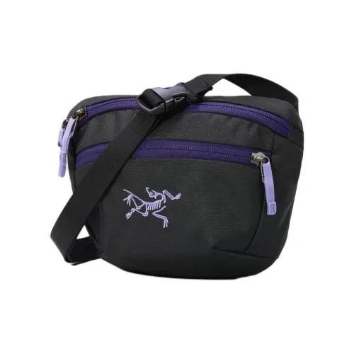 Arcteryx Mantis 1,5L Одно плечо Через плечо Бананка На открытом воздухе Сумка Полиэстер Черный Фиолетовый Унисекс