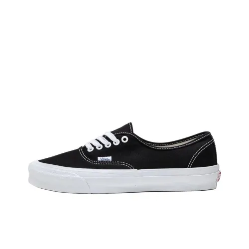 Vans Authentic Low Top Скейтборд Кроссовки Унисекс Черные