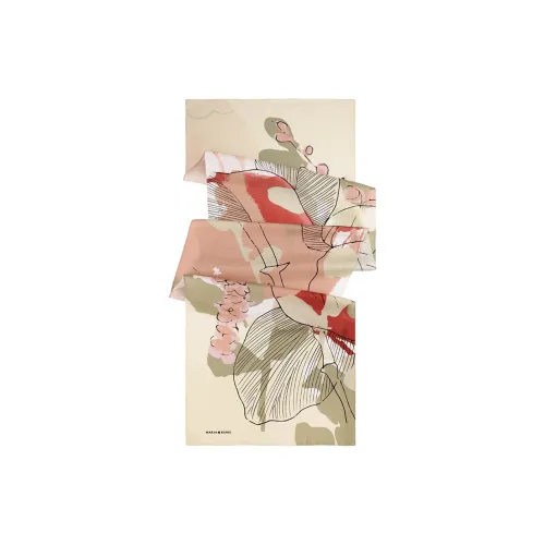 MARJAKURKI Шелковые шарфы для женщин