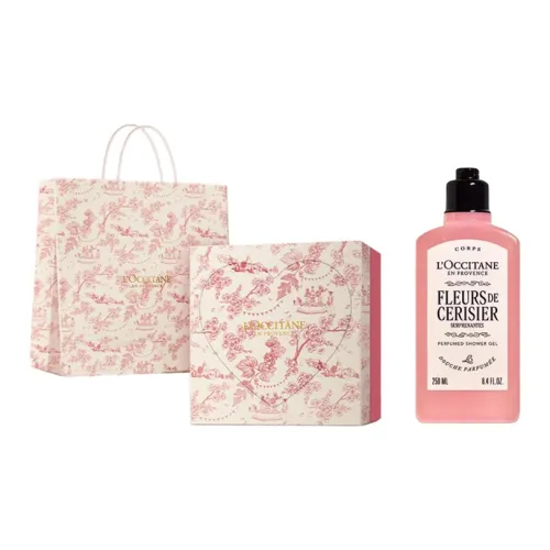 L'OCCITANE Limited Series День Влюбленных Мечтательный Вишневый цветок Аромат Гель для душа Чистка 250 мл