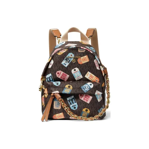 MICHAEL KORS Slater Холст Рюкзак Женский Коричневый