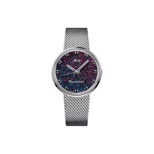 MIDO Автоматический Механический Movement Унисекс Commander Часы 37 мм Многоцветные