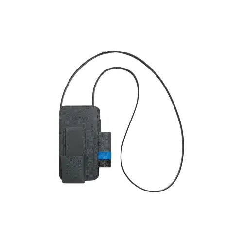 HERMES Hermèsway Чехол для телефона из эпсомской кожи Женские Misty Серый и Zanzibar Синий