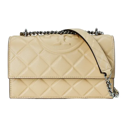 TORY BURCH Fleming Кожа Сумка через плечо Сумка на плечо Маленькая Женская Желтая