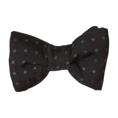 TF Silk Шелк Галстуки Унисекс Черный