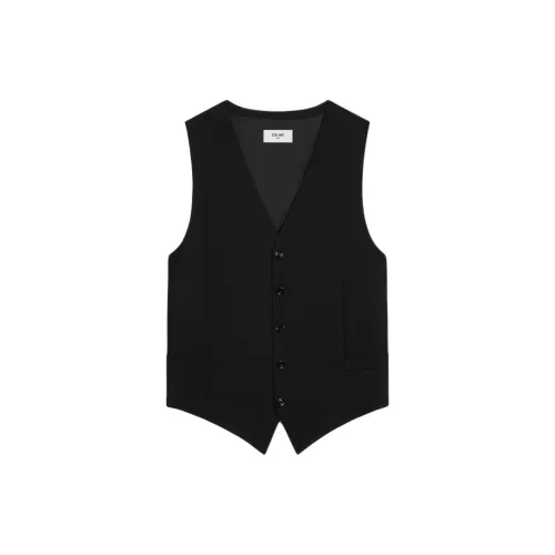 Celine Мужские черные жилеты