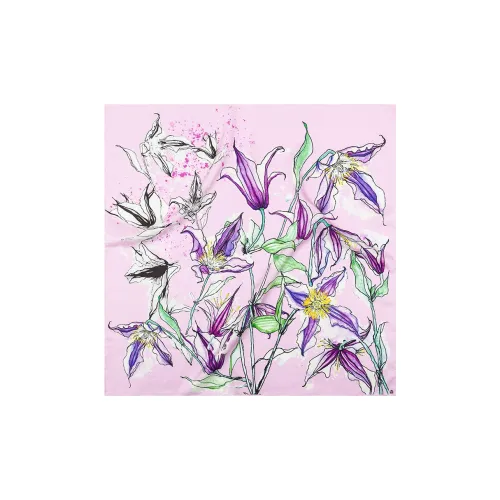 Шелковые шарфы для женщин Eucalyptus Ornamentation