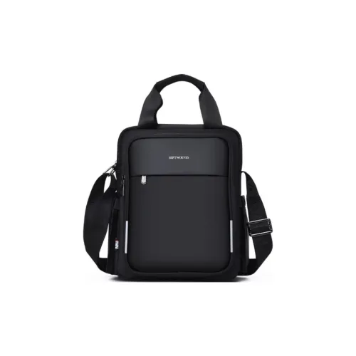 SEPTWOLVES Oxford Сумка через плечо Сумка среднего размера Мужская Черная