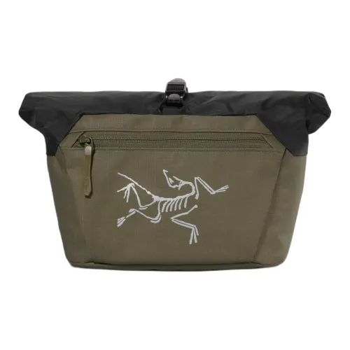 Arcteryx 3,5L Сумки для хранения Нейлон Хаки зеленый Унисекс