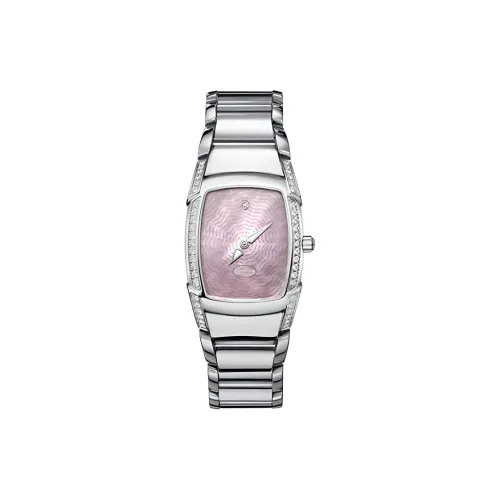 PARMIGIANI Cubic Collection Кварцевый механизм Женские часы 29,5*24,5 мм Красный циферблат Корпус из нержавеющей стали