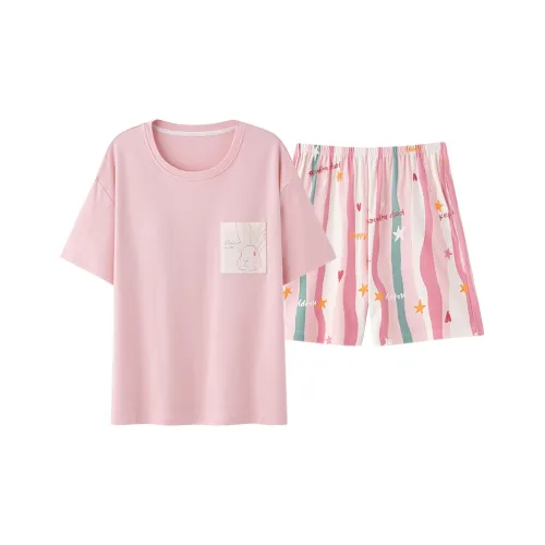 Shivs Pajama Комплект Женский Светло-Розовый