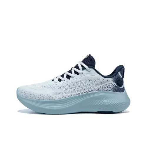 361° Противоскользящий Дышащий и Устойчивый Низкий Топ Спринт Беговые кроссовки Мужской Синий