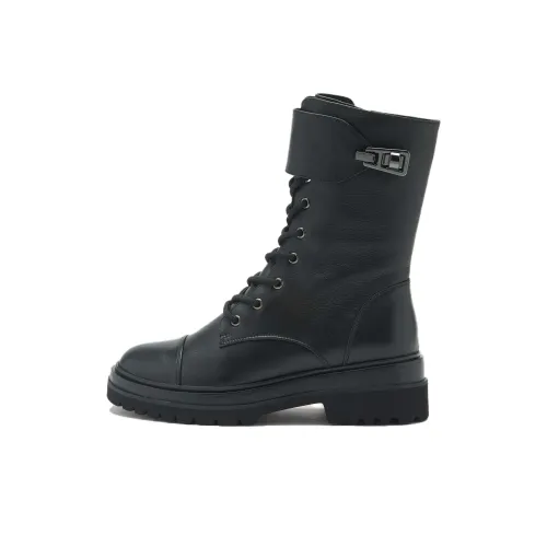 COCCINELLE Короткий Мартин Ботин Женские Черный