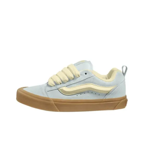 Vans Knu Skool Скейтборд Кроссовки Низкие Светло-Синие Женские