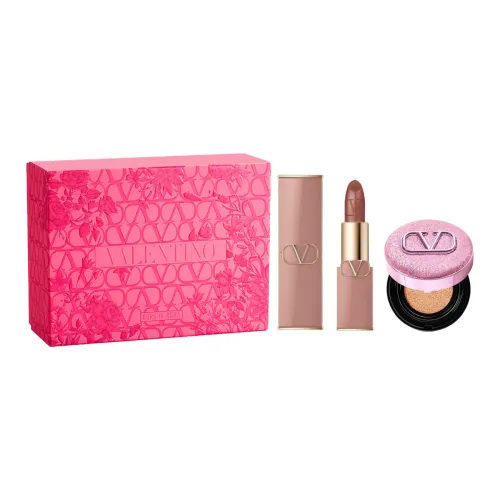 Valentino Dewy Air Cushion Набор для макияжа Lipstick Makeup Natural Long-lasting 3,4g+14g