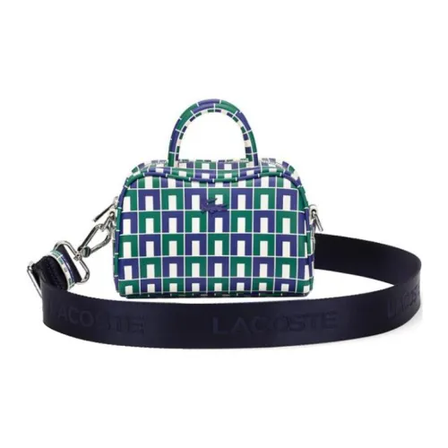 LACOSTE Сумка через плечо из смешанного материала маленькая сумка для женщин синий зеленый многоцветный