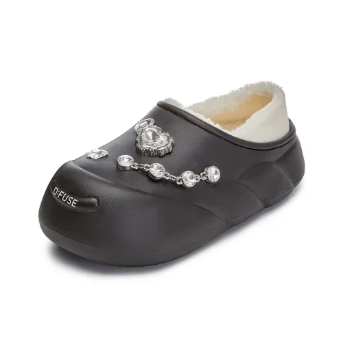 D Fuse SCANDINAVIA Домашние тапочки Женские Черный