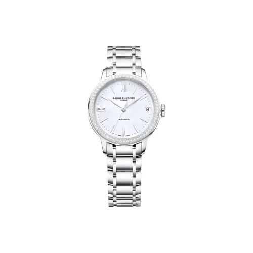 Baume & Mercier Автоматический Механический Movement Женские Часы 31 мм Жемчужная Раковина Цвет