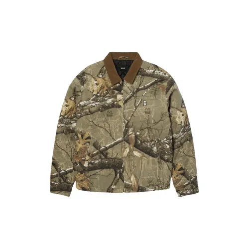HUF REALTREE Co Бренд Коричневый Унисекс Объёмные куртки (пуфы)