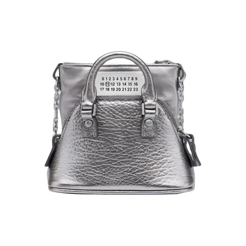 Maison Margiela Телячья кожа Сумка через плечо Сумка Мини Women's Silver