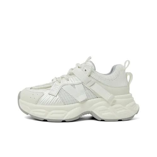 PT'SON MID Топ Толстая подошва Кроссовки Женские