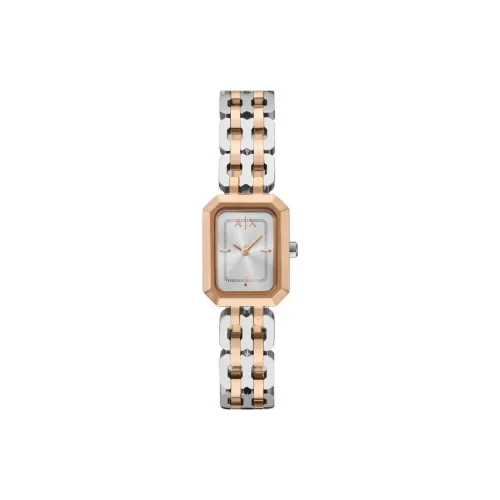 ARMANI EXCHANGE AE ARMANI Women's Watch Кварцевый механизм Нержавеющая сталь Ремешок Серебристый циферблат