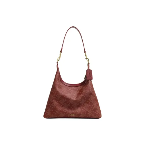 LOSEA THREE Gorges Museum Коллаборация Искусственная кожа Подмышечный Сумка на плечо Средний Женские Многоцветный