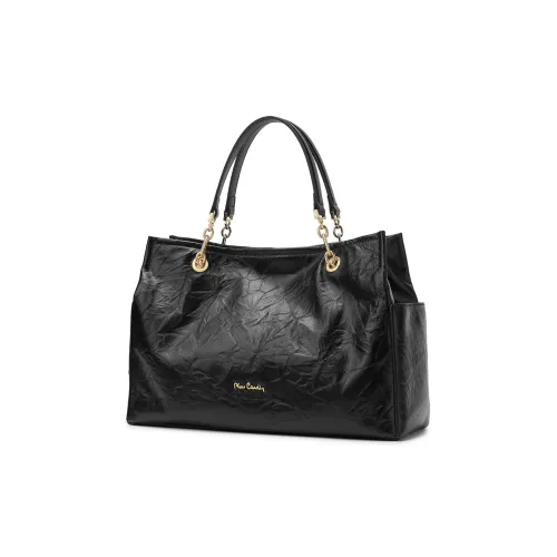 PIERRE CARDIN Сумка Tote из коровьей кожи сумка для покупок сумка обычного размера женская черная коричневая