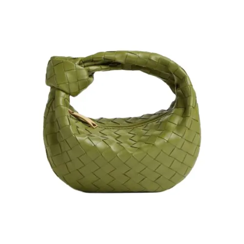 Bottega Veneta Jodie Овечья кожа Сумка Мини Женская Матча Зеленая