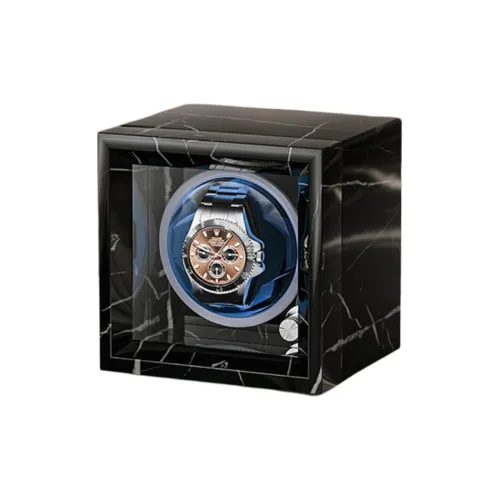 Brilliant Marble Texture Collection Watch Winder Одно отделение для часов 2 слота для часов 4 слота для часов черный