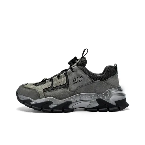 JEEP SPIRIT Низкий топ массивные кроссовки мужской Ancient городской серый
