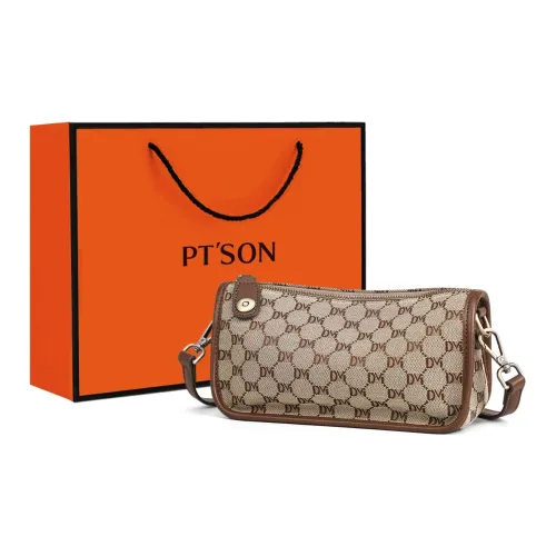 PT'SON Ткань Подмышечный Сумка через плечо Сумка-пельмень Обычный Женские Хаки