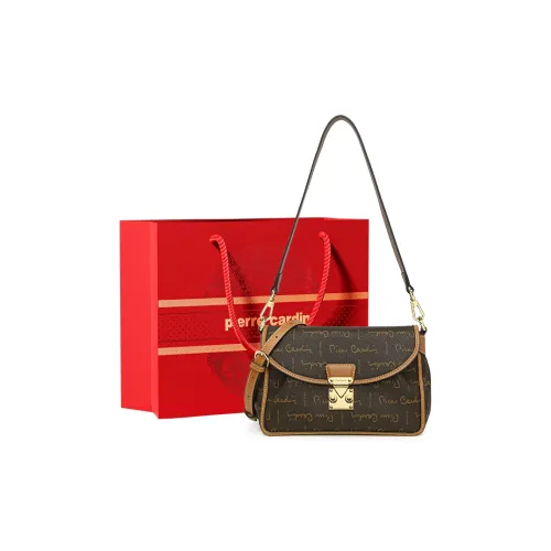 PIERRE CARDIN Сумка через плечо из ПВХ Женская Кофейного Бежевого цвета