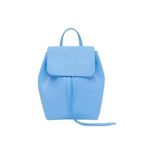 MANSUR GAVRIEL Гладкий Телячья кожа Рюкзак Мини Женские Синий