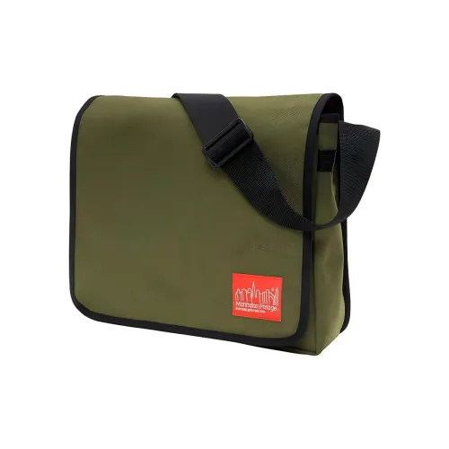 Manhattan Portage Нейлоновая Сумка через плечо Унисекс Оливково-зеленая