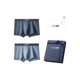 2 пачки [Далекий Небесный Синий + Темно-Серый] с бантом коробка