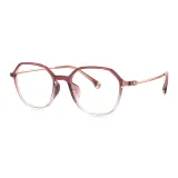 85107 P3W Прозрачный Сливовый Градиентный - Розово-золотой