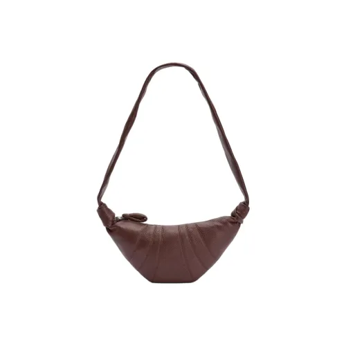 Lemaire Коровья кожа Круассан Сумка на плечо Маленькая Женская Roasted Орехи